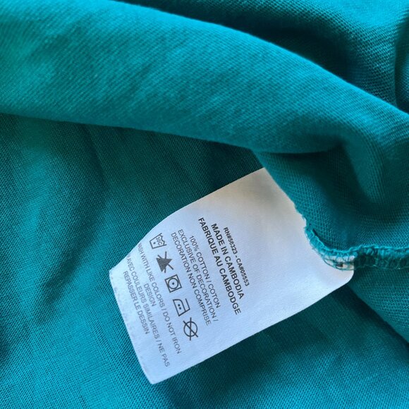 Nike ACG Vintage Teal Embroidered Logo T (M) - Picture 5 of 7